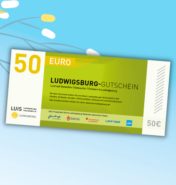 50 Euro Ludwigsburg-Gutschein Artikelbild